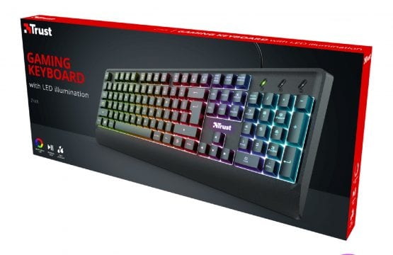 Teclado Gamer Trust Rgb Ziva 24098