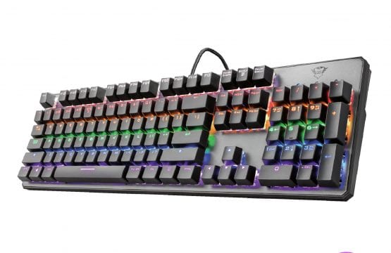 Teclado Mecánico Gamer Trust Rgb Asta Gxt 865