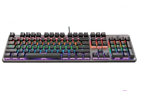 Teclado Mecánico Gamer Trust Rgb Asta Gxt 865