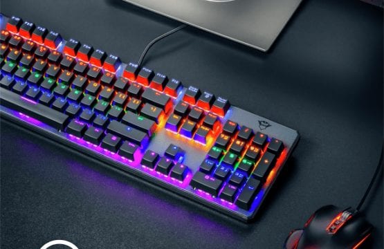 Teclado Mecánico Gamer Trust Rgb Asta Gxt 865