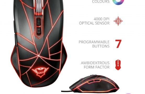 Mouse Gamer Trust Ture Gxt 160x 4500dpi Rgb