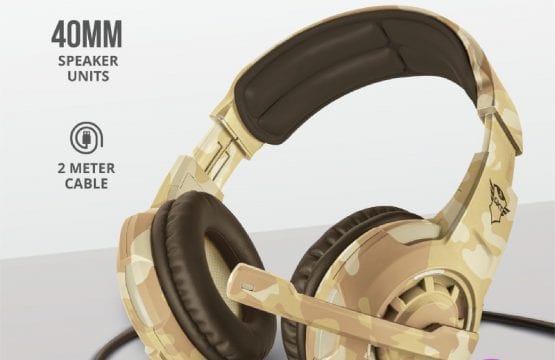 Audífono Gamer Trust On-ear Radius Gxt 310d Desert