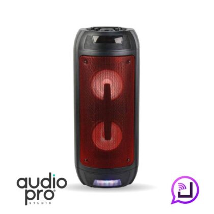 PARLANTE BLUETOOH KARAOKE 300W/ USB SD FM Rojo AudioPro