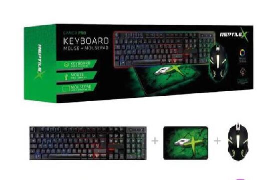 Kit 3 En 1 Gamer Pro Teclado + Mouse + Mousepad