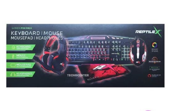 KIT 4 EN 1 GAMER PRO PACK TECLADO + MOUSE + AUDIFONOS + MOUSEPAD