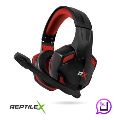 Audífono Gamer Pro Para Consolas  Rojo Reptilex