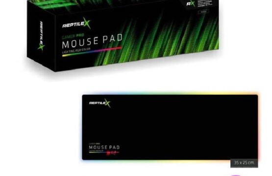 Mousepad Gamer Pro Reptile Rx0023 Rgb 35x25cm