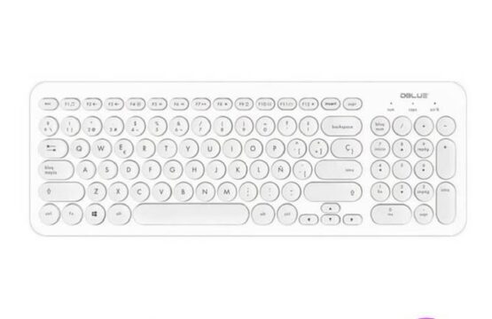 Teclado Usb Dblue Dbk756 Ultra Delgado Blanco