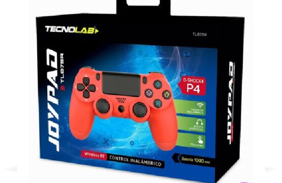 Joystick Ps4 Bt Tecnolab Rojo