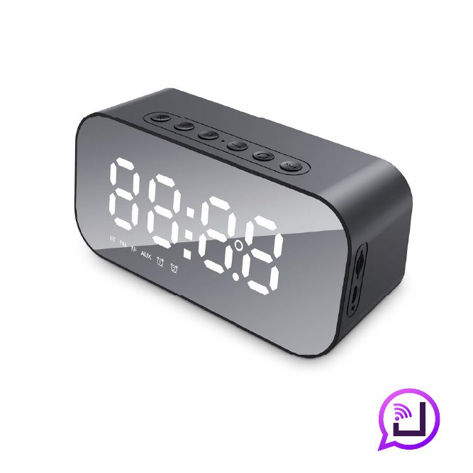 Radio Reloj Despertador Digital Parlante Bluetooth Y Espejo – BigTech Chile