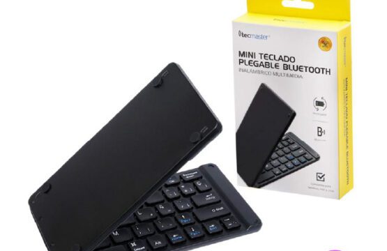 Mini teclado bluetooth plegable