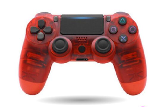 Control Joystick Panther Ps4 Inalámbrico Cristal Rojo