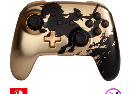 Control Joystick PowerA Nintendo Switch Zelda Gold Rider