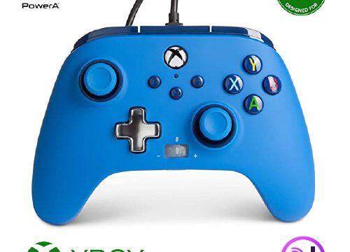 Control Joystick Powera Xbox Alambrico Enhanced Blue