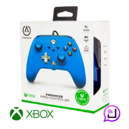 Control Joystick Powera Xbox Alambrico Enhanced Blue