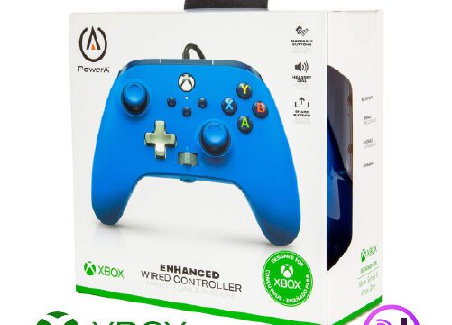 Control Joystick Powera Xbox Alambrico Enhanced Blue