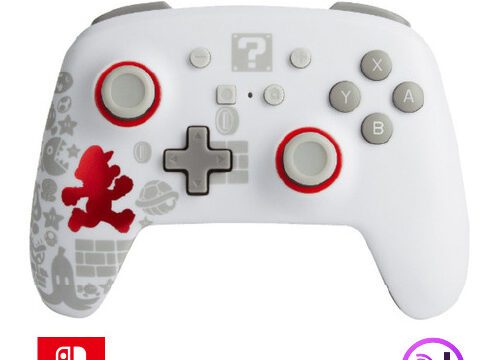 Control Joystick Power a Nintendo Switch Running Mario